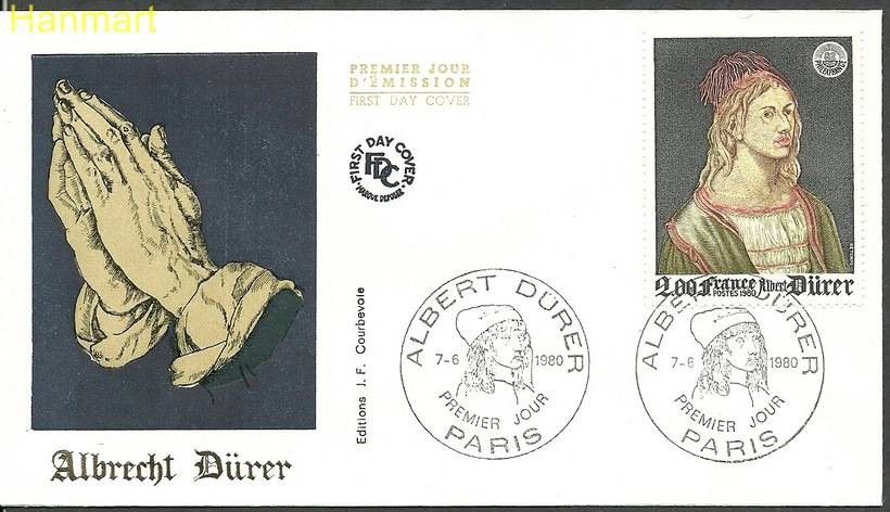 Znaczek Francja 1980 Mi 2209 FDC