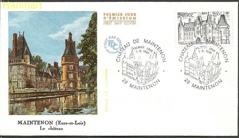 Znaczek Francja 1980 Mi 2210 FDC