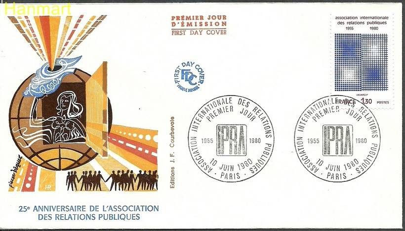 Znaczek Francja 1980 Mi 2211 FDC