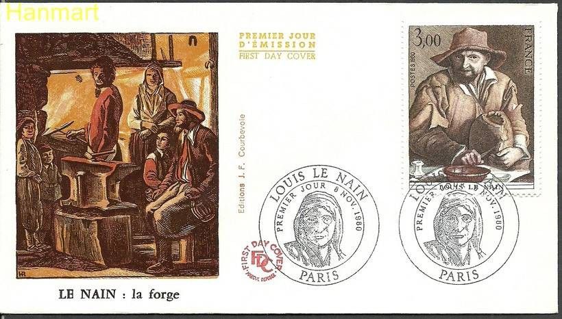 Znaczek Francja 1980 Mi 2229 FDC