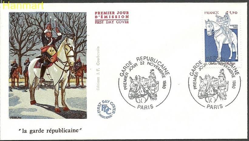 Znaczek Francja 1980 Mi 2230 FDC