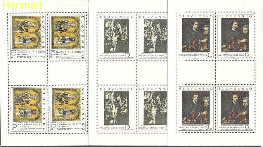 Znaczek Słowacja 1997 Mi ark 292-294 Czyste **
