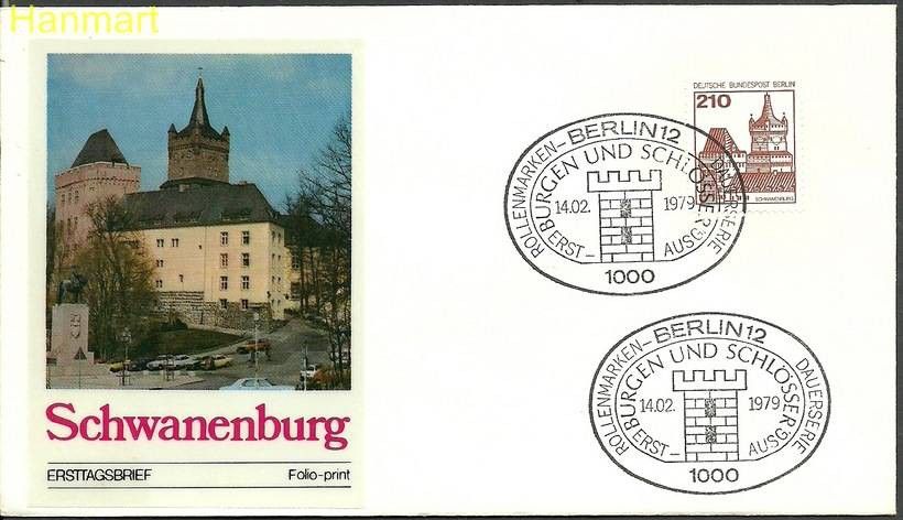 Znaczek Berlin Niemcy 1979 Mi 589 FDC