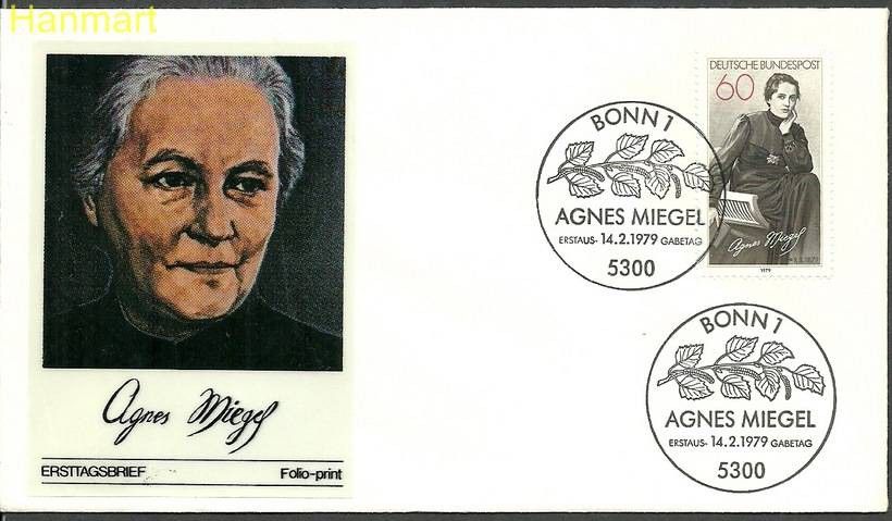 Znaczek Niemcy 1979 Mi 1001a FDC
