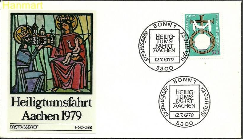 Znaczek Niemcy 1979 Mi 1017a FDC