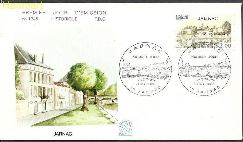 Znaczek Francja 1983 Mi 2414 FDC