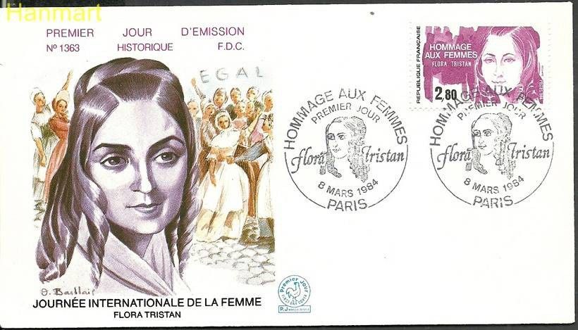 Znaczek Francja 1984 Mi 2429 FDC