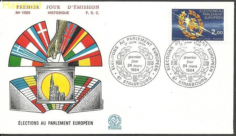 Znaczek Francja 1984 Mi 2432 FDC