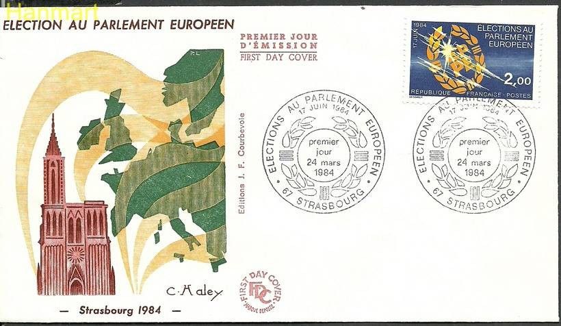 Znaczek Francja 1984 Mi 2432 FDC