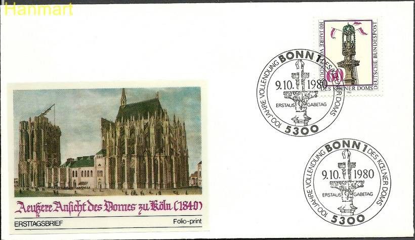 Znaczek Niemcy 1980 Mi 1064 FDC