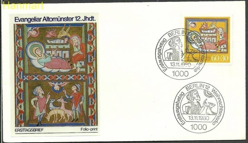 Znaczek Niemcy 1980 Mi 1066 FDC