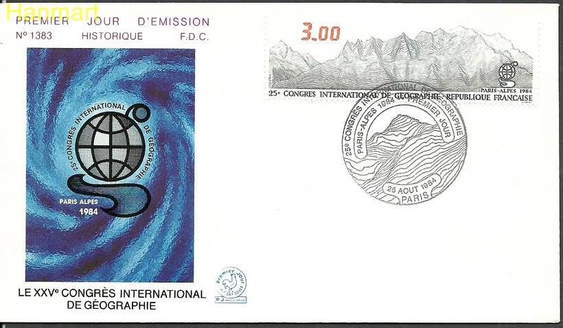 Znaczek Francja 1984 Mi 2458 FDC