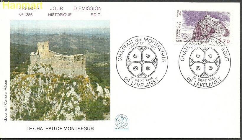 Znaczek Francja 1984 Mi 2461 FDC
