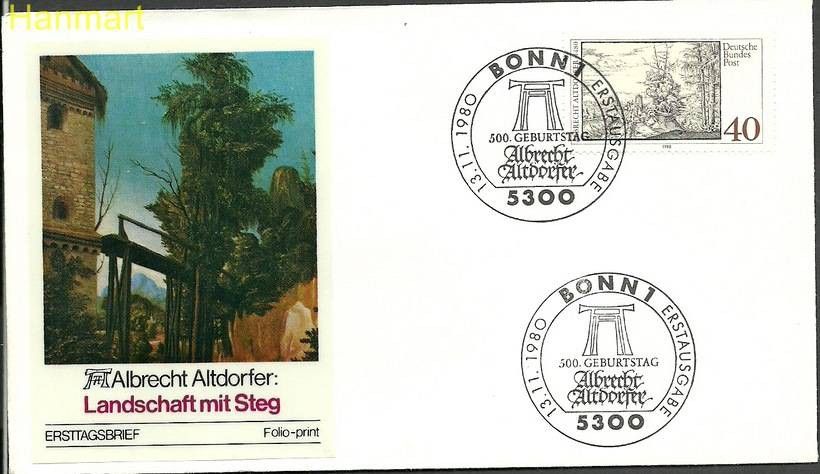 Znaczek Niemcy 1980 Mi 1067 FDC