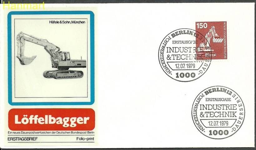 Znaczek Niemcy 1979 Mi 992 FDC
