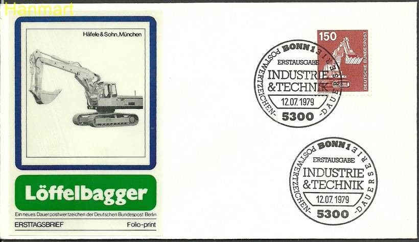 Znaczek Niemcy 1979 Mi 992 FDC