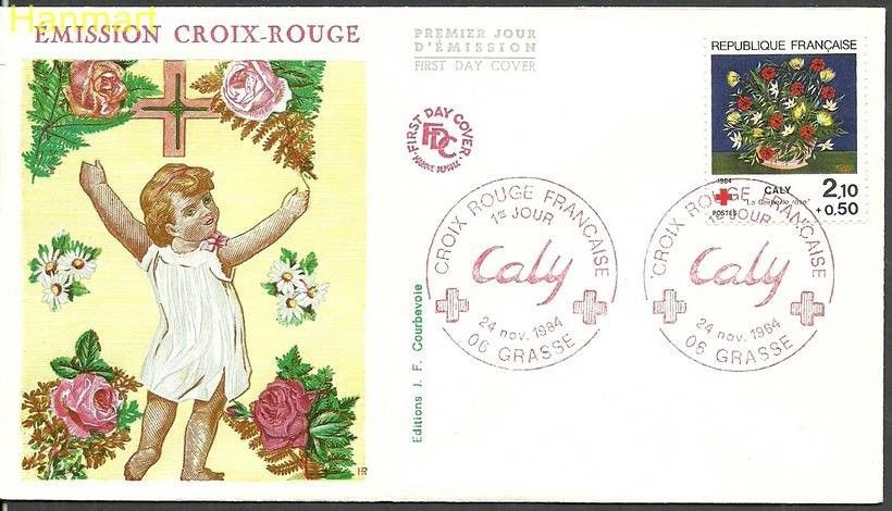 Znaczek Francja 1984 Mi 2473 FDC