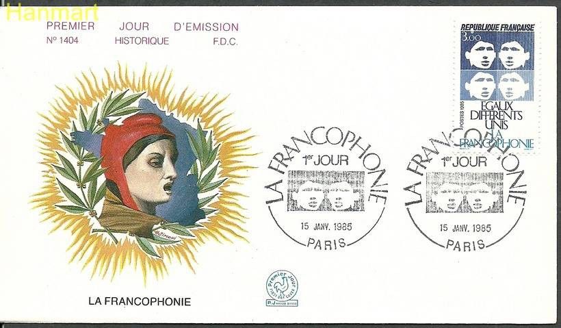 Znaczek Francja 1985 Mi 2476 FDC
