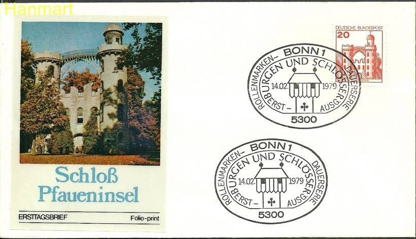 Znaczek Niemcy 1979 Mi 995 FDC