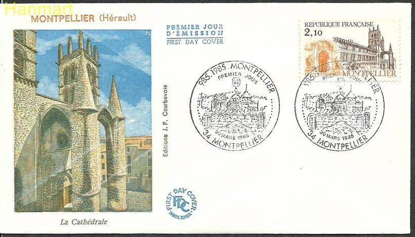 Francja 1985 Mi 2493 FDC