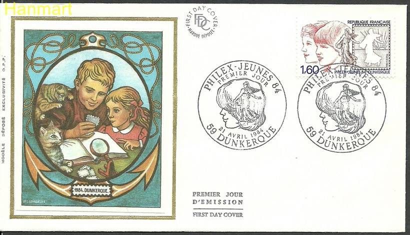 Znaczek Francja 1984 Mi 2440 FDC