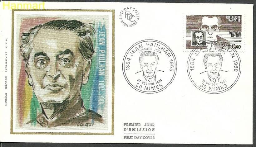Znaczek Francja 1984 Mi 2470 FDC