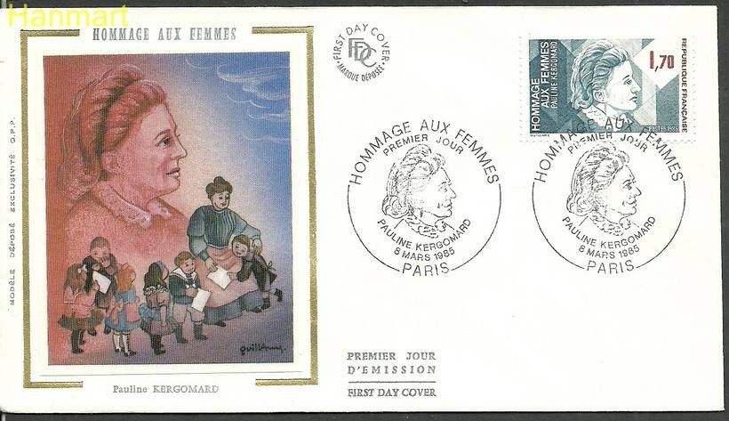 Znaczek Francja 1985 Mi 2491 FDC