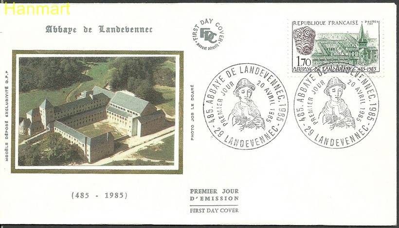 Znaczek Francja 1985 Mi 2496 FDC