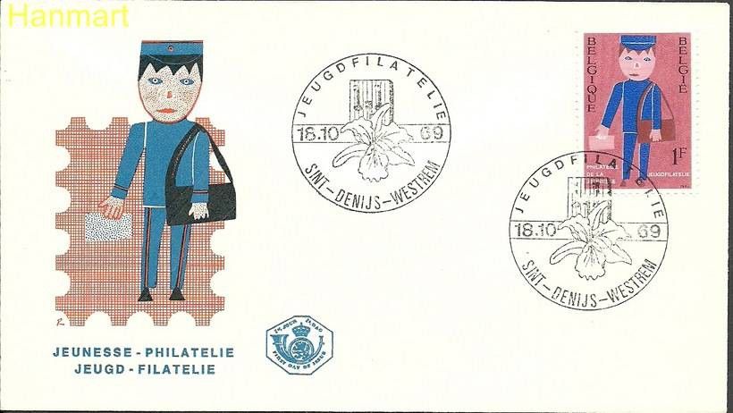 Znaczek Belgia 1969 Mi 1568 FDC