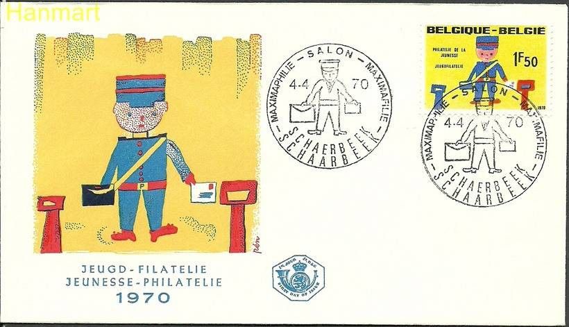 Znaczek Belgia 1970 Mi 1585 FDC