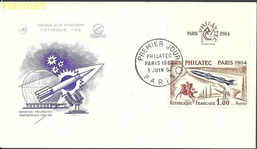 Znaczek Francja 1964 Mi 1480 FDC
