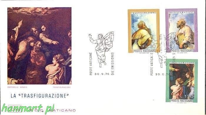 Znaczek Watykan 1976 Mi 683-688 FDC