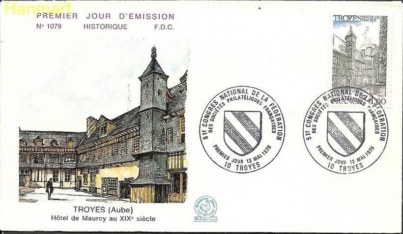 Znaczek Francja 1978 Mi 2100 FDC