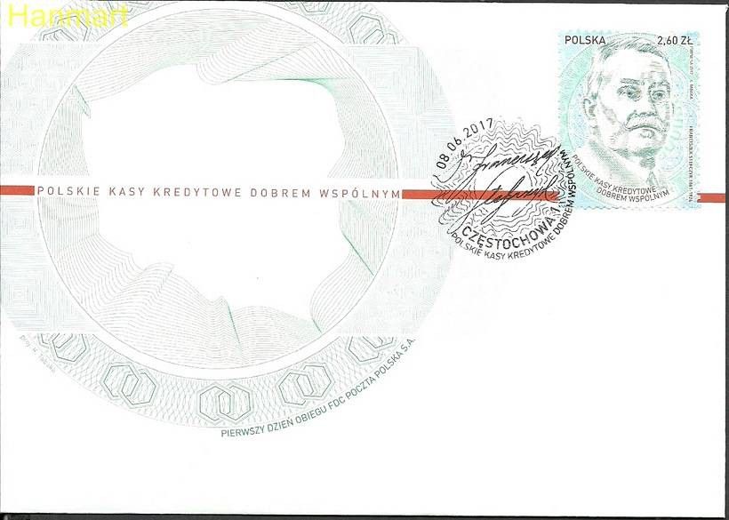Znaczek Polska 2017 Mi 4911 Fi 4761 FDC
