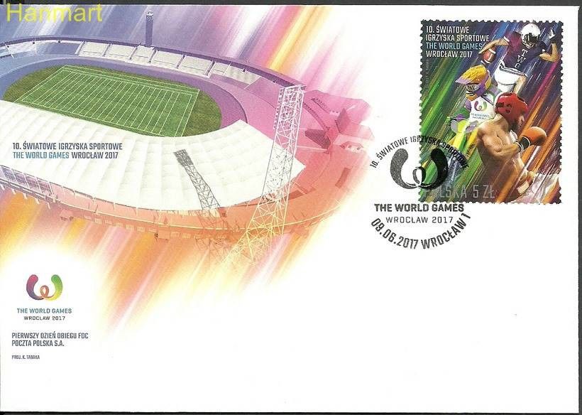 Znaczek Polska 2017 Mi 4912 Fi 4762 FDC