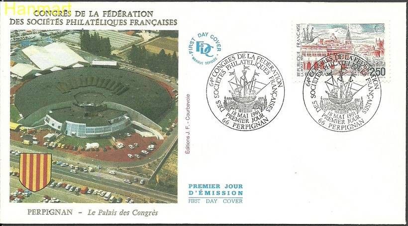Znaczek Francja 1991 Mi 2836 FDC