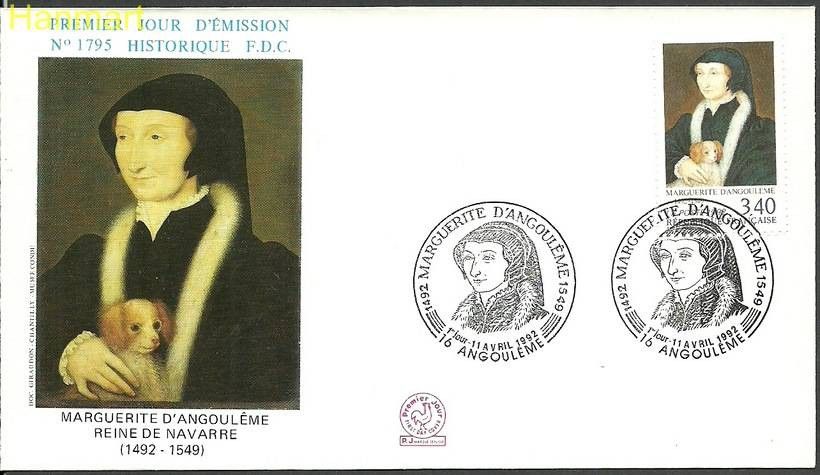 Znaczek Francja 1992 Mi 2891 FDC