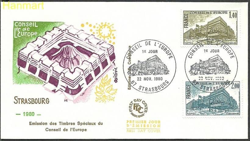 Francja 1980 Mi die25-26 FDC