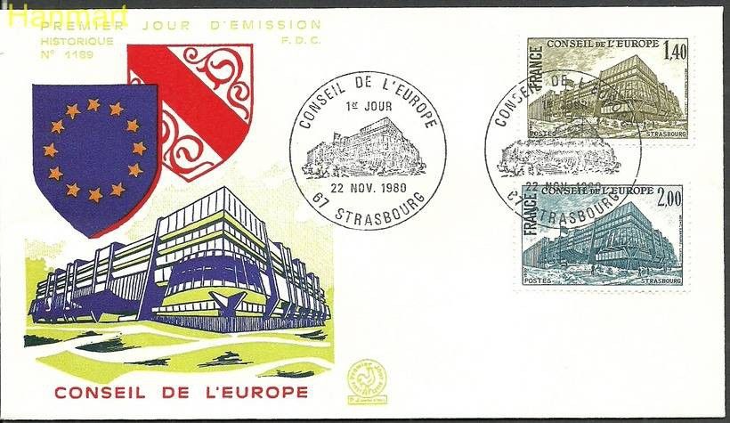 Znaczek Francja 1980 Mi die25-26 FDC