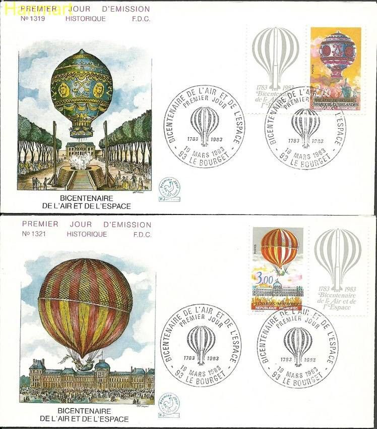 Znaczek Francja 1983 Mi zf 2387-2388 FDC