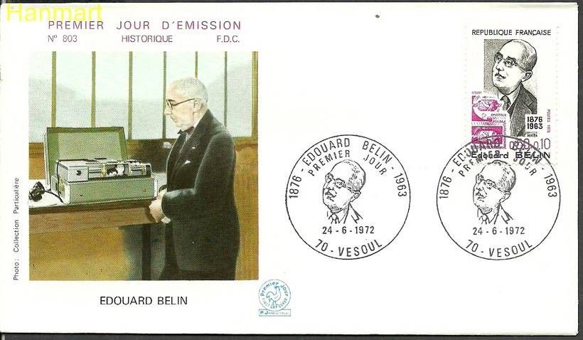 Znaczek Francja 1972 Mi 1799 FDC