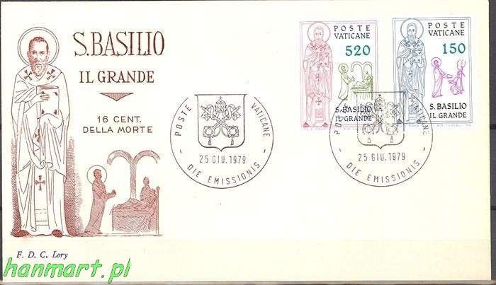 Znaczek Watykan 1979 Mi 743-744 FDC