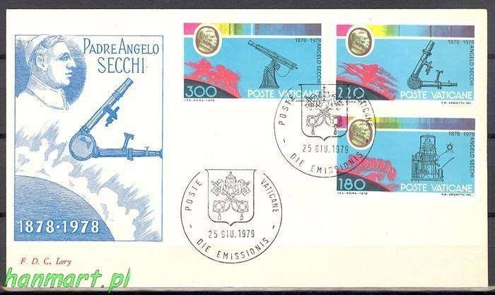 Znaczek Watykan 1979 Mi 745-747 FDC