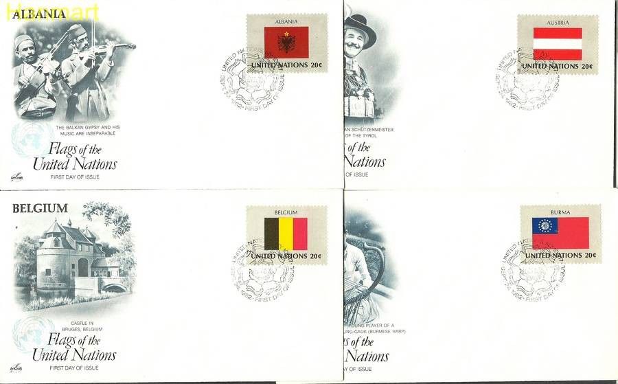 Znaczek Narody Zjednoczone Nowy Jork 1982 Mi 397-412 FDC