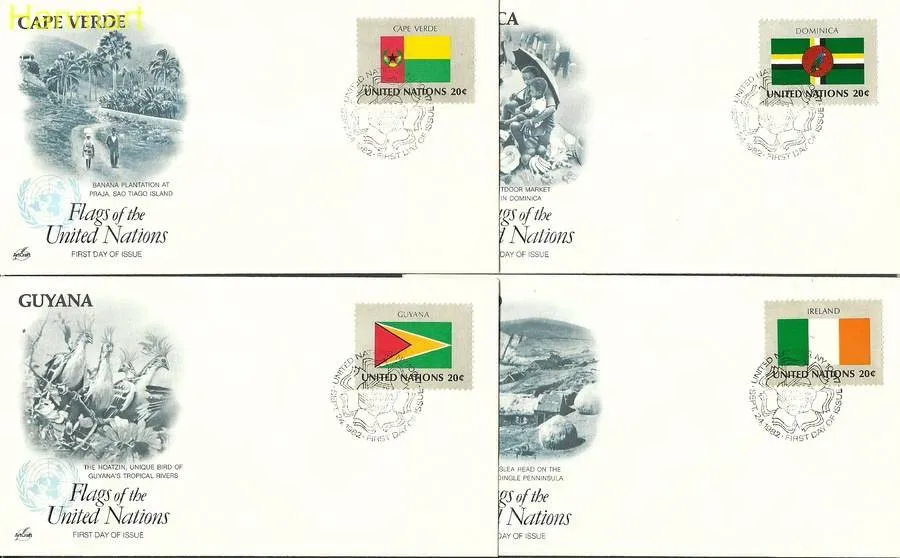 Znaczek Narody Zjednoczone Nowy Jork 1982 Mi 397-412 FDC