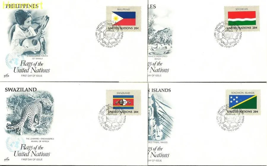 Znaczek Narody Zjednoczone Nowy Jork 1982 Mi 397-412 FDC