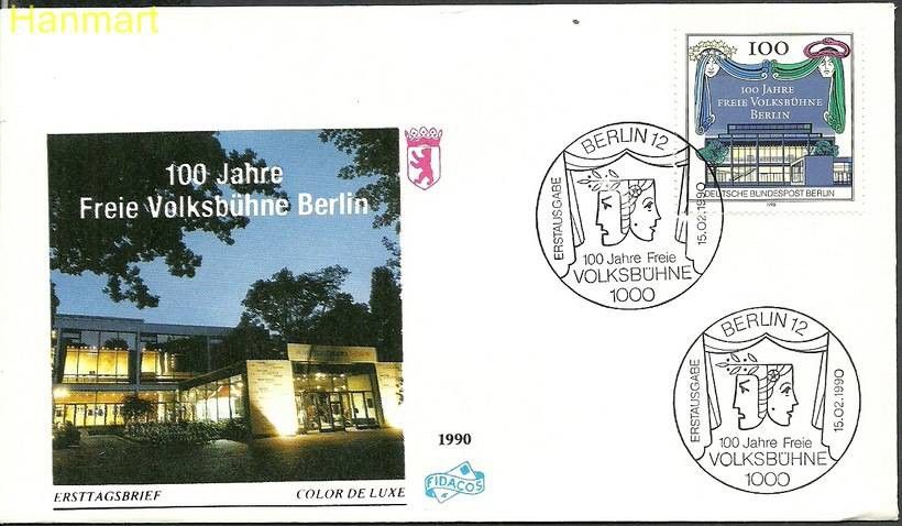 Znaczek Berlin Niemcy 1990 Mi 866 FDC