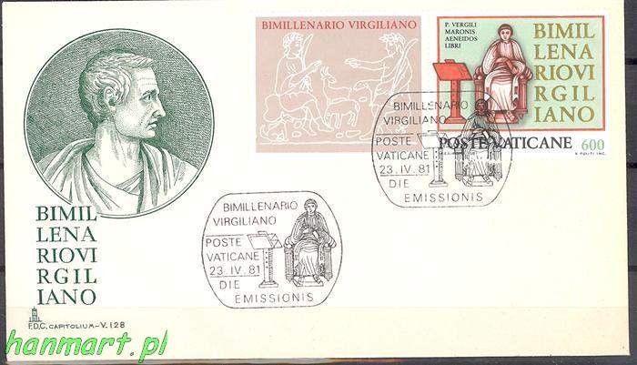 Znaczek Watykan 1981 Mi 783-784 FDC