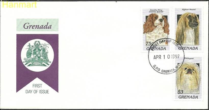 Znaczek Grenada 1997 Mi 3395-3397 FDC