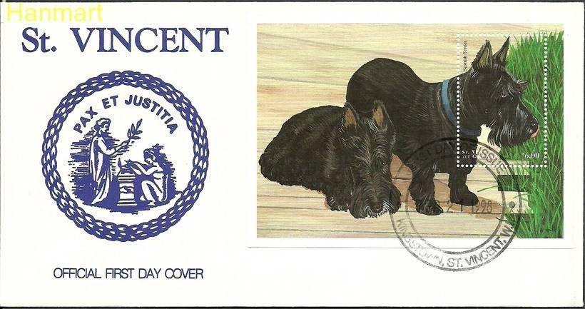 Znaczek Saint Vincent i Grenadyny 1998 Mi bl455 FDC
